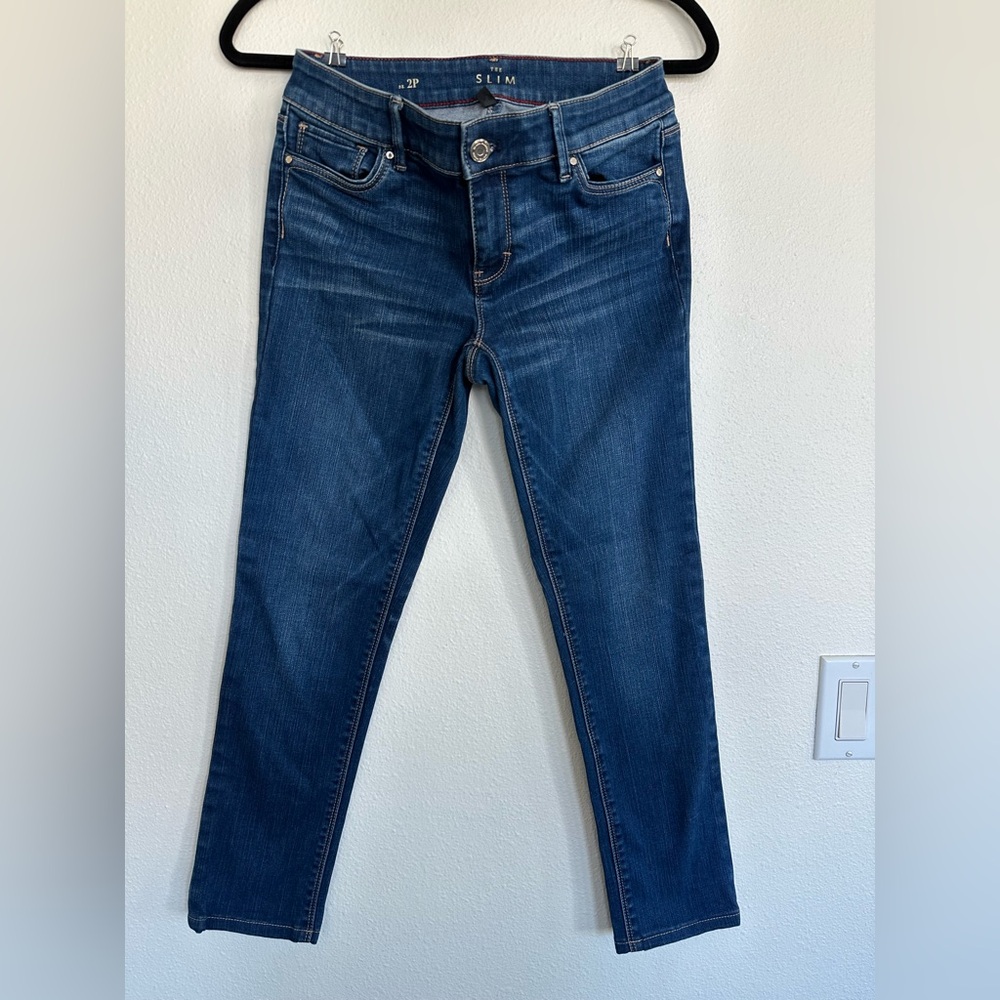 White House Black Market Indigo Skinny Jeans